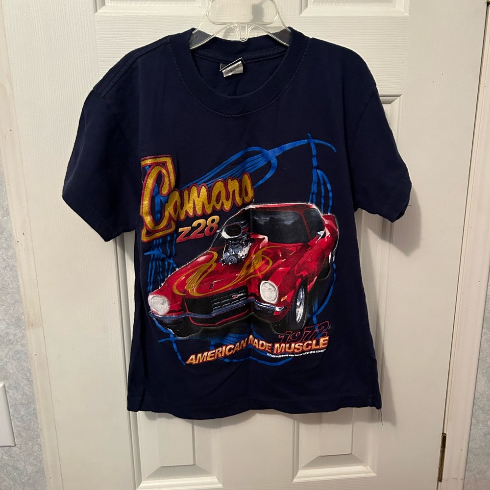 Camaro Z28 American Made Muscle T Shirt. Size 8/10 kids